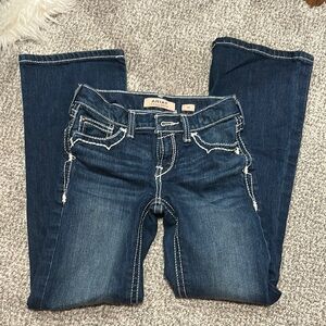 Ariat Blue Boot Cut Jeans with Modern Indigo Wash